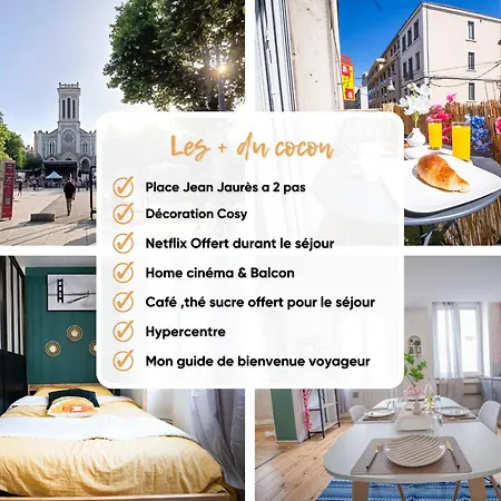T2 Moderne Plein Centre Apartman Saint-Étienne